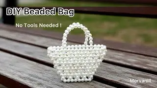 DIY Pearl Beaded Tote Bag: High-End Look on a Budget 