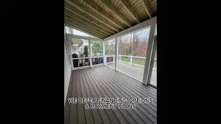 Screened Porch Building | TrueDecks #deckconstruction #deckdesign #outdoorliving #home