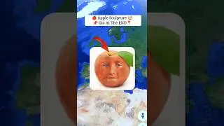 USA🍎🤨 I Found Apple Sculpture 🤯On Google Earth and Maps #shorts #earth #maps #google