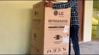 ❄️ Распаковка однодверного холодильника LG Direct-Cool Inverter 4 Star 185 л | GL-D201ABCY 🔥