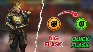 Trick to convert Ling's big Flask to *Quick Flask* (+Yukki combo) || shadow fight 4: arena