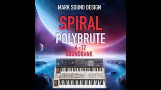 POLYBRUTE6/12 SPIRAL - 64 CUSTOM SOUND BANK- #polybrute #arturia  #patches #custom