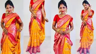 नई स्टाइल Saree Draping | Infinity Saree Draping Tutorial Step by Step