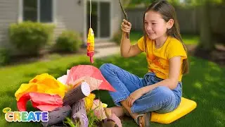 Backyard Camping Crafts for Kids | DIY Family Fun Adventure!