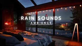 Rain Sounds Ambience by the Sea 3 Hours 🌧️ Relaxing for Deep Sleep | No Ads