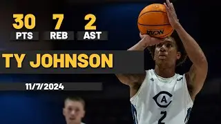 TY Johnson UC Davis 30 PTS 7 REBS 2 AST vs Idaho Vandals