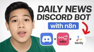 LIVE BUILD DAILY NEWS DISCORD BOT DENGAN n8n (NO CODE, DARI NOL,FREE TEMPLATE)
