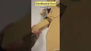 FAMAS (new gun) #cardboardgun #fakegun