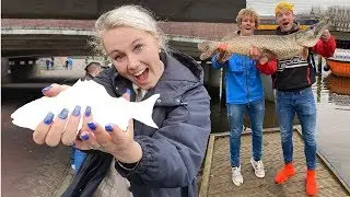 MYRON VANGT HAAR EERSTE VIS!! - VLOG # 24