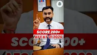 SCORE 200+ IN AFCAT | AFCAT 01 2026 | AFCAT EXAM PREPARATION & SYLLABUS | AFCAT 01 2026 NOTIFICATION