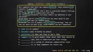 READING: UNIT 6 - FUTURE LIVING - READING 1 - PREPARING TO READ - A - P104