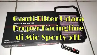 Unboxing & Review Filter Udara Proper di Mio Sporty 5TL