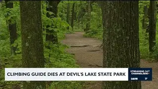 Climbing guide dies at Devil's Lake