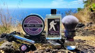 Lavender Planet Phoenix Shaving Jefferson Square Mickey Lee Soapworks Edwin Jagger DE89 razor