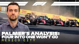 The Wild Four-Way Fight To Turn 1 In Mexico | Jolyon Palmer&rsquo;s F1 TV Analysis