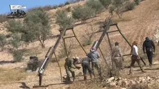 فيلق الشام ريف حماة الشمالي دك نقاط عصابات الاسد بالمعمل الازرق والمداجن شمال مدينة صوران