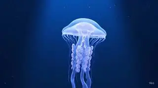 Jellyfish Glow Drift 🪼 Magical Ocean Baby Sleep Loop (1 Hour Soothing Video)