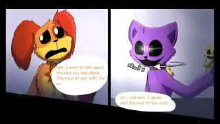 Catnap x Dogday x Bobby Что происходит с моим другом? | Poppy Playtime Comic Dub