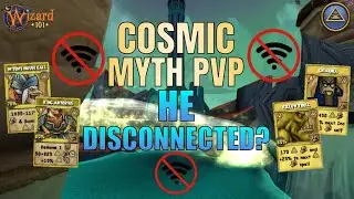 Wizard101: COSMIC MYTH PVP (LVL 140): HE DISCONNECTED?