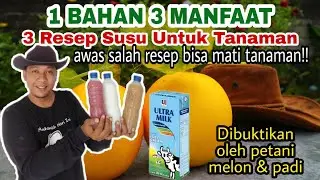 Modal Susu, jadi Pupuk, Fungisida dan Bakterisida