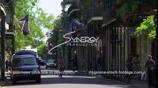 218 chartres street video stock footage French Quarter Louisiana