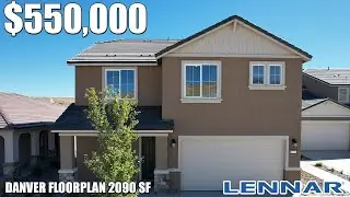 New Homes in Sparks NV&nbsp;| 2090 SF Danver | Foxstone at Five Ridges Lennar | Sparks&nbsp;Nevada Homes