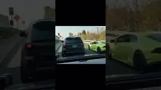 AMAZING Launch from JEEP TRACKHAWK vs Lamborghini #shorts