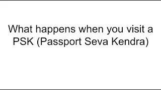 What Happens When You Visit a Passport Seva Kendra (PSK) | Passport Appointment | Got My Answer