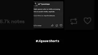 #JigsawShorts: Internet Drama
