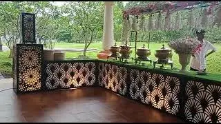 LUXE BUFFET COUNTER .call7904323277#wedding #buffet #display #event #craft #tamil #tent .#india