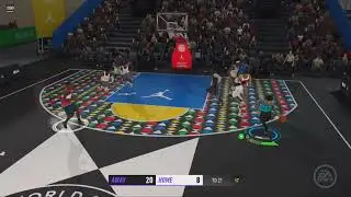 NBA LIVE 19....TURNAROUND FADE FROM HALF GOT IT💜💛🐍