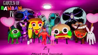 Garten of Banban 4 - ALL NEW BOSSES (Full Gameplay #2)