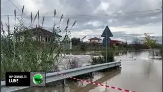 Top Channel/ Del nga shtrati lumi Gjad&euml;r n&euml; Lezh&euml;, uji v&euml;rshon drejt banesave, bllokohen 15 familje
