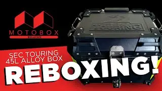 SEC Touring 45L Alloy Topbox REBOXING - MOTOBOX BULACAN