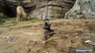 FINAL FANTASY XV: JUDGEMENT DISC - (Gameplay) Fighting with Gladiolus (PS4)
