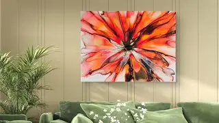 402 If Paint Your Heart Out Was A Picture, This Abstract Cellism Bloom In Orange is everything