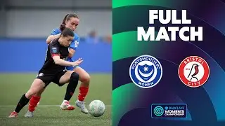 Full Match: Portsmouth v Bristol City | Barclays Women’s Championship 24/25