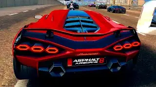 Asphalt 8, Gauntlet & Multiplayer Race Of The Day, Opening With Lamborghini Si&aacute;n, 4K 60fps