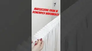 Marszczenie firan w domowych warunkach. Jak marszczyć Firany Radimar 🥰 #diy #tutorial #home #firany