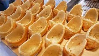 Мороженое в форме рыбы с сотами │ Уличная еда в Корее