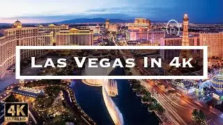 3 Minutes of LAS VEGAS Beautiful Aerial Drone Stock Footage in 4K