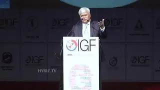 RS Sharma At India Geospatial Forum 2015 - Hybiz.tv