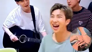 BTS Suga Playing Guitar on RM Birthday, Jin Gifted Namjoon a Fred Jewellery Diamond Ring