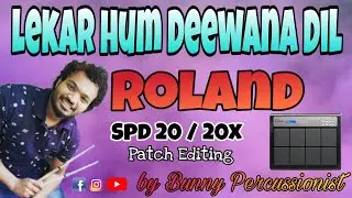 Lekar Hum Deewana Dil | Patch Setting Roland Spd 20 & Spd 20x by Bunny Percussionist