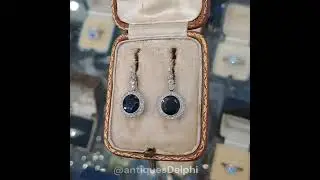 #EG155 Edwardian shepherd hooked sapphire and diamond rings