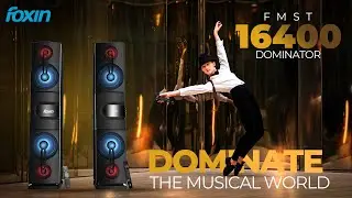 Foxin FMST 16400 DOMINATOR | 4.1 Channel Tower Speakers | 140 Watt | Loudest Party Speakers 2022