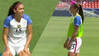 Alex Morgan vs Russia April 9, 2017