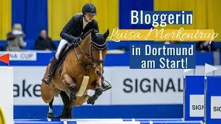 Bloggerin Luisa Merkentrup in Dortmund ohne Steigb&uuml;gel 😂 | Sie startet trotz leeren R&auml;ngen! 🤩