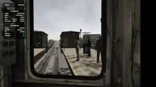 WOS4 New York Subway 7 Train Snow Weather
