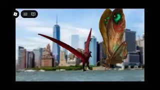 Mothra or Mosura fights Rodan and sacrifices reserve